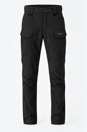 Erkek Kışlık İçi Polarlı Rüzgar Su Geçirmez Soft Shell Taktik Pantolon - E231
