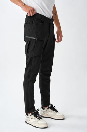 Erkek Kışlık İçi Polarlı Rüzgar Su Geçirmez Soft Shell Taktik Pantolon - E231