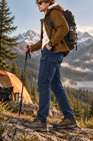 Erkek Kışlık Softshell İçi Polarlı Rüzgar, Soğuk & Su Geçirmez Taktik Pantolon - E232