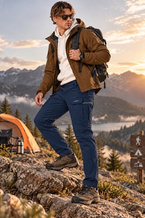 Erkek Kışlık Softshell İçi Polarlı Rüzgar, Soğuk & Su Geçirmez Taktik Pantolon - E232