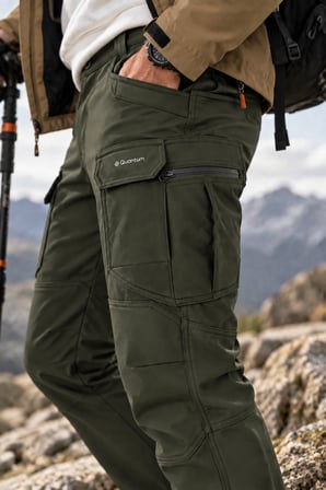 Erkek Kışlık Softshell İçi Polarlı Rüzgar, Soğuk & Su Geçirmez Taktik Pantolon - E232