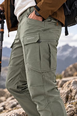 Erkek Kışlık Softshell İçi Polarlı Rüzgar, Soğuk & Su Geçirmez Taktik Pantolon - E232