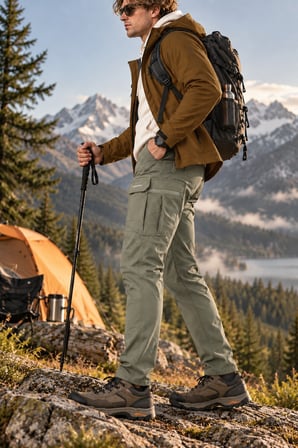 Erkek Kışlık Softshell İçi Polarlı Rüzgar, Soğuk & Su Geçirmez Taktik Pantolon - E232