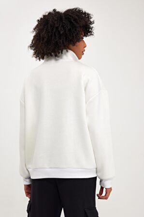 ALEXANDERGARDI İÇİ POLARLI ÇİZGİLİ SWEATSHIRT(E24-00172)