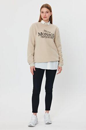 ALEXANDERGARDI İÇİ POLARLI BASKI DETAYLI SWEATSHIRT(E24-00174)