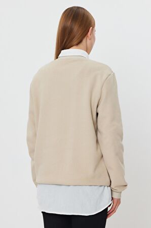 ALEXANDERGARDI İÇİ POLARLI BASKI DETAYLI SWEATSHIRT(E24-00174)