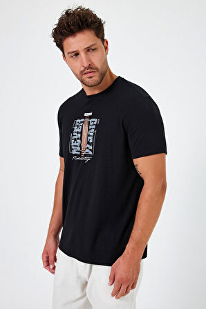 ALEXANDERGARDI BASKILI REGULAR FİT T-SHİRT (E24-00213)