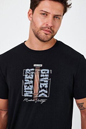 ALEXANDERGARDI BASKILI REGULAR FİT T-SHİRT (E24-00213)