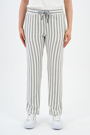 ALEXANDERGARDI ÇİZGİLİ BELİ BAĞCIKLI EŞOFMAN (E24-00253-WN)