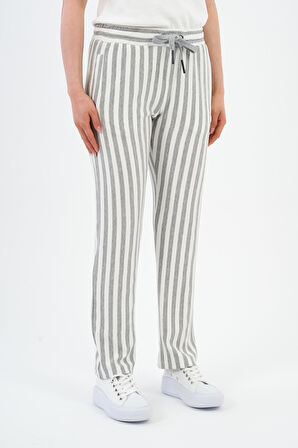 ALEXANDERGARDI ÇİZGİLİ BELİ BAĞCIKLI EŞOFMAN (E24-00253-WN)