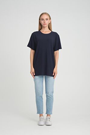 ALEXANDERGARDI BİSİKLET YAKA FİTİLLİ COMFORT FİT T-SHİRT (E24-08301)