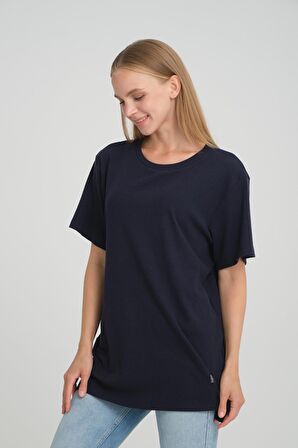 ALEXANDERGARDI BİSİKLET YAKA FİTİLLİ COMFORT FİT T-SHİRT (E24-08301)