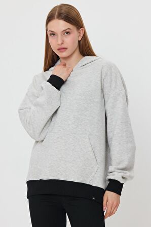 ALEXANDERGARDI KANGRU CEPLİ KAPİŞONLU SWEATSHİRT (E23-00176)