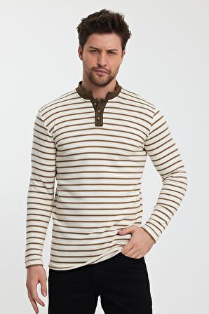 ALEXANDERGARDI DÜĞMELİ ERKEK SWEATSHİRT (E24-72803-ERK)