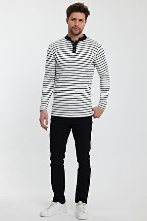 ALEXANDERGARDI DÜĞMELİ ERKEK SWEATSHİRT (E24-72803-ERK)