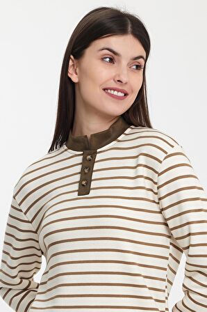 ALEXANDERGARDI DÜĞMELİ  SWEATSHİRT (E24-72803-KDN)