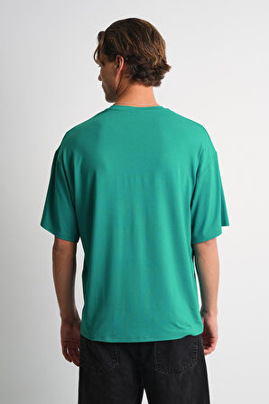 ALEXANDERGARDI V Yaka Oversize T-shirt (E24-742A)