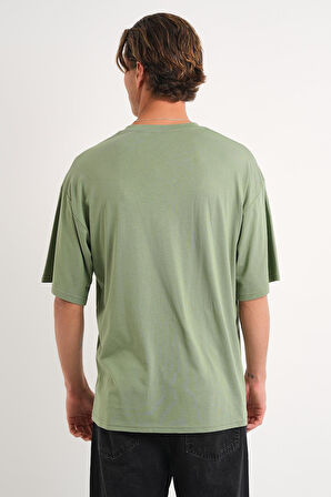 ALEXANDERGARDI V Yaka Oversize T-shirt (E24-742A)