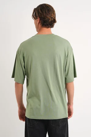 ALEXANDERGARDI V Yaka Oversize T-shirt (E24-742A)
