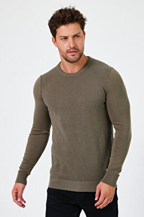 ALEXANDERGARDI BİSİKLET YAKA REGULAR FİT KAZAK (E24-EZE-03)