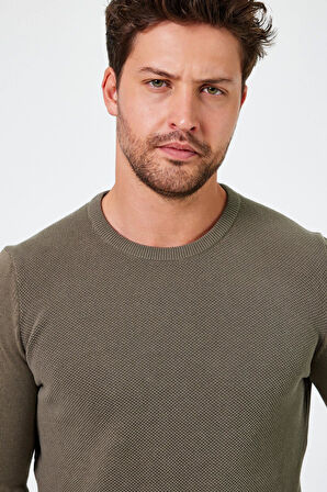 ALEXANDERGARDI BİSİKLET YAKA REGULAR FİT KAZAK (E24-EZE-03)