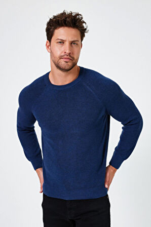 ALEXANDERGARDI BİSİKLET YAKA REGULAR FİT KAZAK (E24-EZE-07)