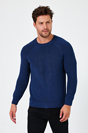 ALEXANDERGARDI BİSİKLET YAKA REGULAR FİT KAZAK (E24-EZE-07)