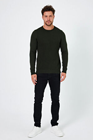 ALEXANDERGARDI BİSİKLET YAKA REGULAR FİT KAZAK (E24-EZE-03)