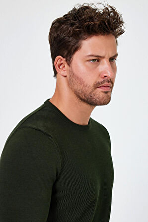 ALEXANDERGARDI BİSİKLET YAKA REGULAR FİT KAZAK (E24-EZE-03)