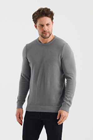 ALEXANDERGARDI BİSİKLET YAKA REGULAR FİT KAZAK (E24-EZE-41)