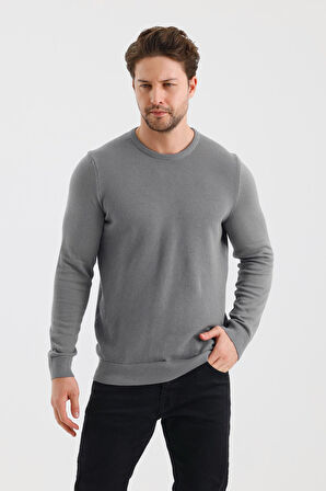 ALEXANDERGARDI BİSİKLET YAKA REGULAR FİT KAZAK (E24-EZE-41)