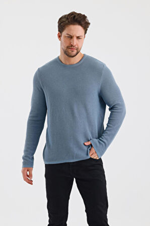 ALEXANDERGARDI BİSİKLET YAKA COMFORT FİT KAZAK (E24-EZE-40)