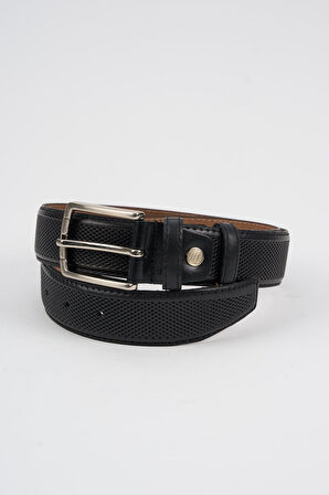 Erkek Doku Detaylı Hakiki Deri Kemer (E24-KEMER-03)