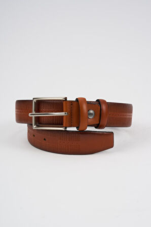 Alexandergardi Erkek Doku Detaylı Hakiki Deri Kemer