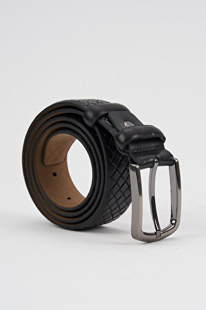 Alexandergardi Erkek Doku Detaylı Hakiki Deri Kemer (E24-KEMER-09-MN)