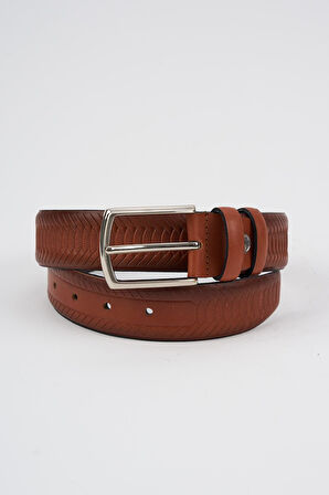 Alexandergardi Erkek Doku Detaylı Hakiki Deri Kemer (E24-KEMER-13)