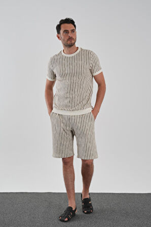 ALEXANDERGARDI Çizgili Triko Takım