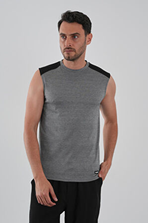 ALEXANDERGARDI Pamuklu Kolsuz Erkek T-shirt