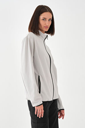 ALEXANDERGARDI Dik Yaka Cepli Fermuarlı Sporcu Hırka