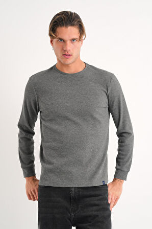ALEXANDERGARDI Uzun Kollu Bisiklet Yaka Basic Sweatshirt