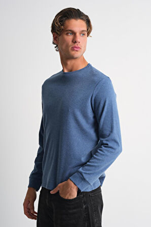 ALEXANDERGARDI Uzun Kollu Bisiklet Yaka Basic Sweatshirt