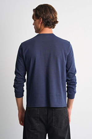 ALEXANDERGARDI Uzun Kollu Bisiklet Yaka Basic Sweatshirt