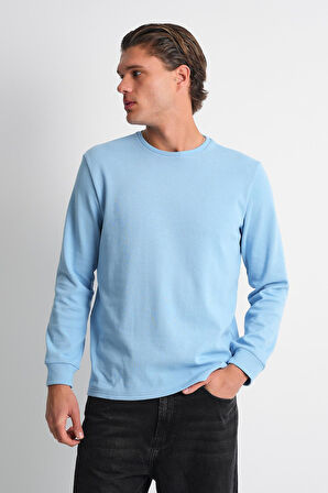 ALEXANDERGARDI Uzun Kollu Bisiklet Yaka Basic Sweatshirt