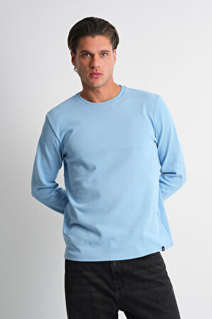 ALEXANDERGARDI Uzun Kollu Bisiklet Yaka Basic Sweatshirt