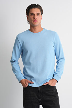 ALEXANDERGARDI Uzun Kollu Bisiklet Yaka Basic Sweatshirt