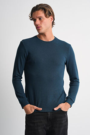 ALEXANDERGARDI Uzun Kollu Bisiklet Yaka Basic Sweatshirt