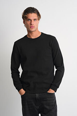 ALEXANDERGARDI Uzun Kollu Bisiklet Yaka Basic Sweatshirt