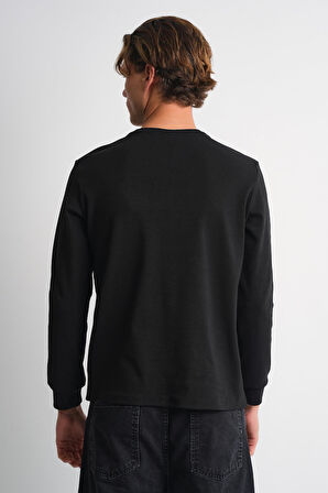 ALEXANDERGARDI Uzun Kollu Bisiklet Yaka Basic Sweatshirt