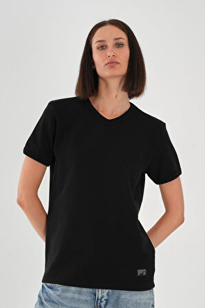 ALEXANDERGARDI V Yaka T-shirt