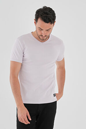 ALEXANDERGARDI V Yaka Kısa Kollu Erkek T-shirt